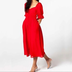 EGGIE Edith Smock Midi